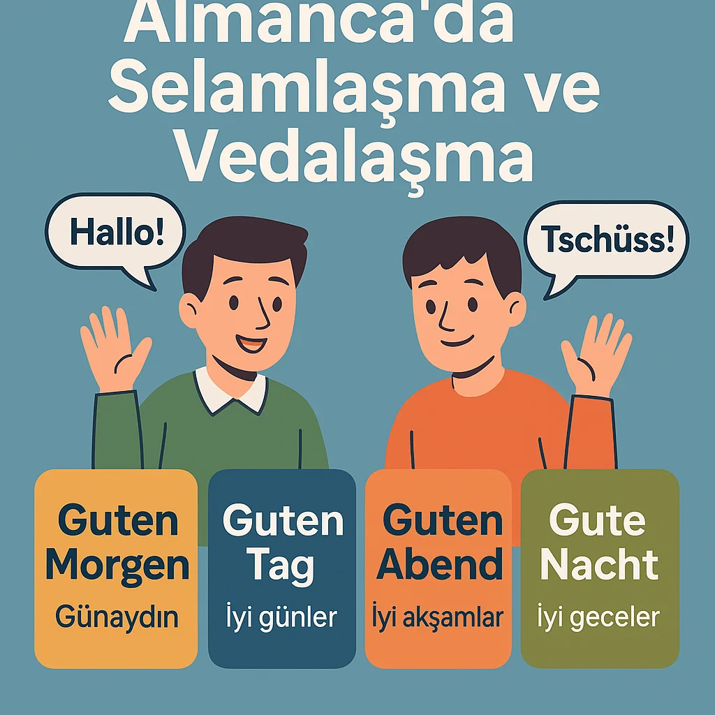 Almanca Selamlaşma ve Vedalaşma